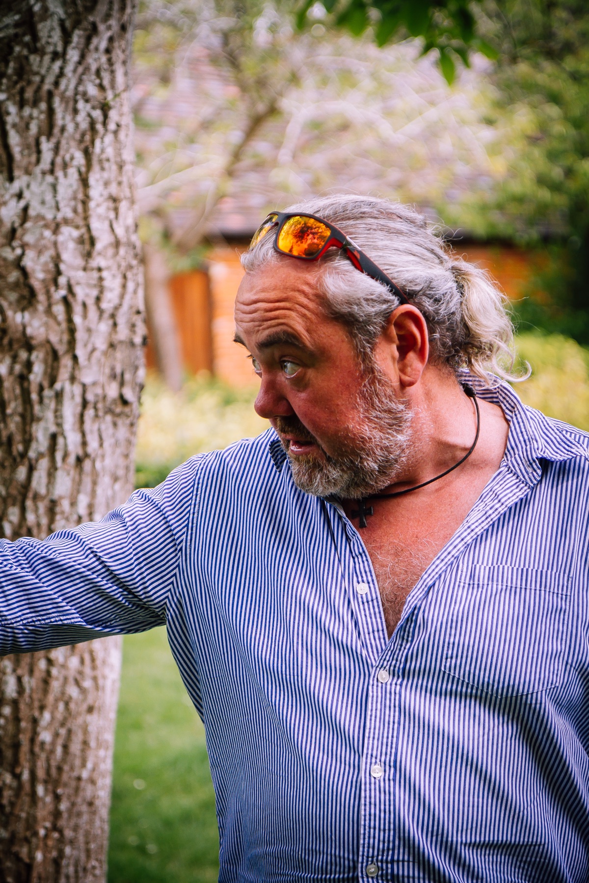 A firstlight collaborator outdoors
