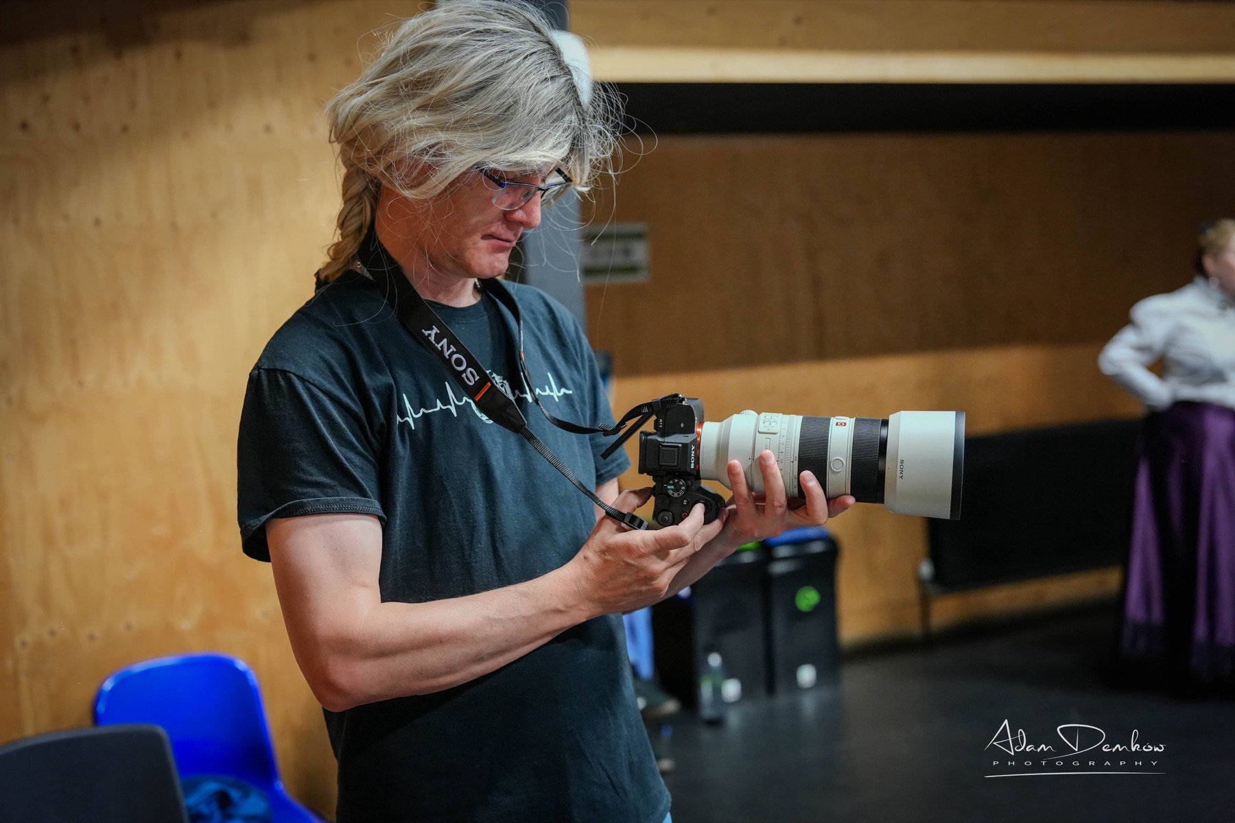 The production photographer at work