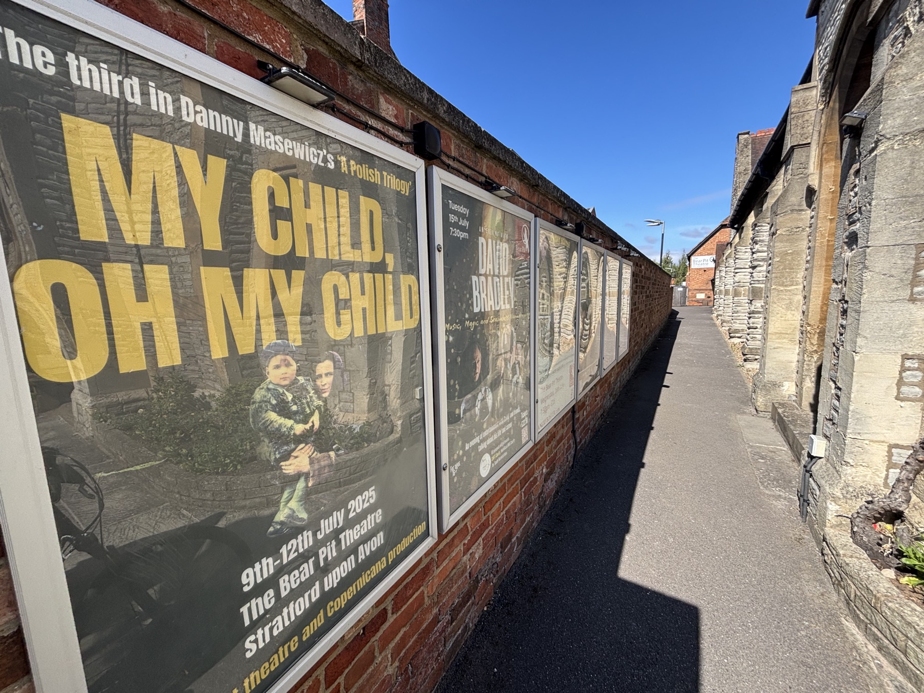firstlight posters outside the theatre