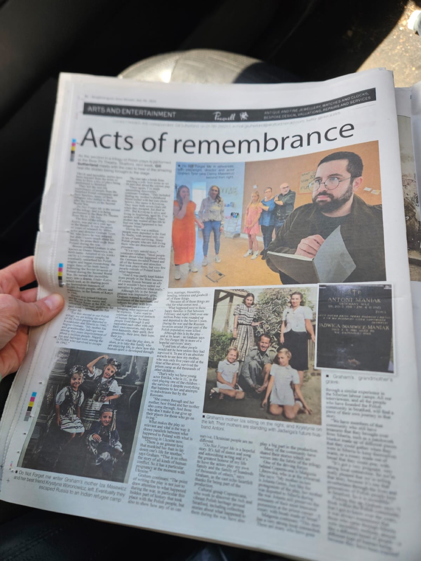 Press coverage of firstlight's Polish trilogy