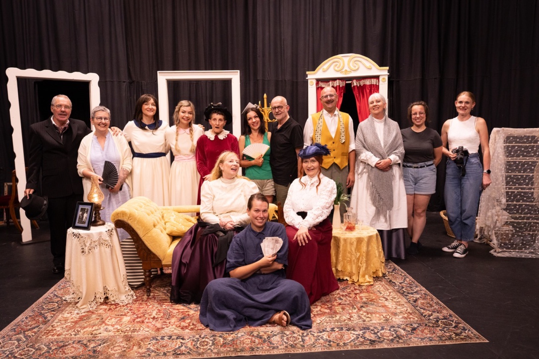 The Dulska company after the performance